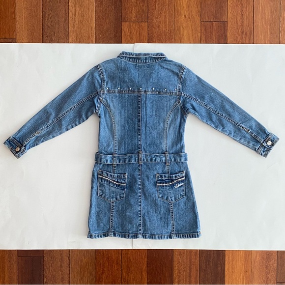Skechers Vintage 00's y2k Long Sleeves Denim Jean Dress Girl's Size 6 - Picture 16 of 16